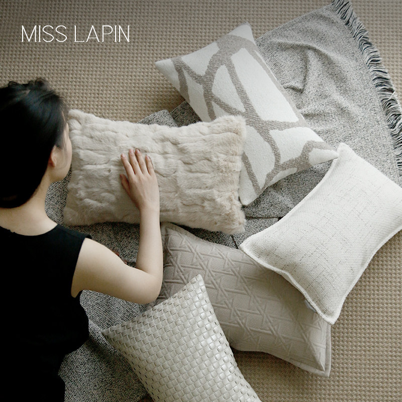 MISSLPIN 澜品沙发腰枕床头腰靠客厅艺术护腰办公室时尚靠腰,居家布艺,腰靠垫,淘宝优惠券,粉丝福利购,淘宝优惠卷