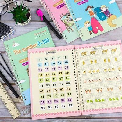 SANK Magic Book Practice Copybook for Kids Learning French R