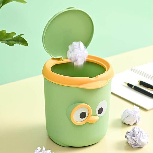 Wholesale Large-Eye Desktop Trash Bin, Cute Small Size for B