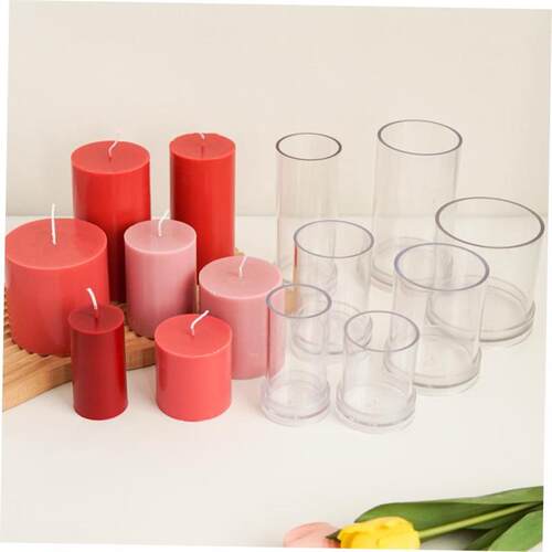 Large 3D Flat Top Cylindrical Candle Mold Handmade Candle Ma