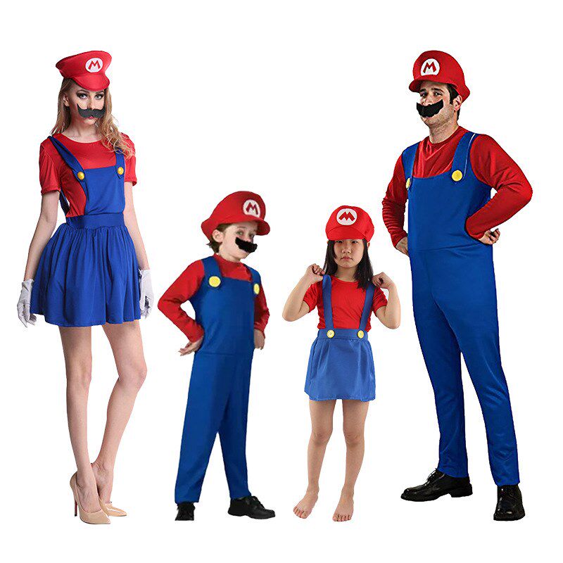 Super Mario Cos民族服装/舞台装