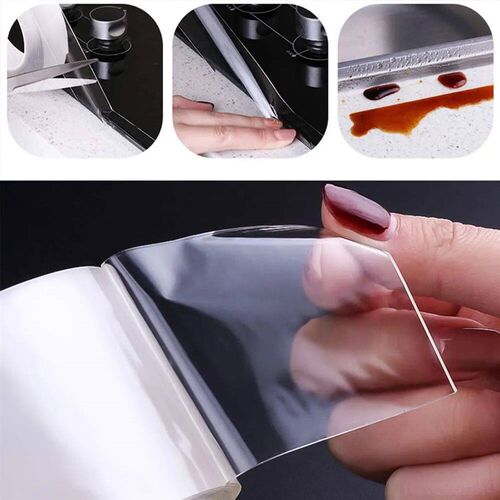 Kitchen Waterproof Self Adhesive Sink Tape, Waterproof Trans