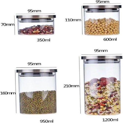 Glass  Can Glass Kitchen Canisters Glass  Jar Mason Jars
