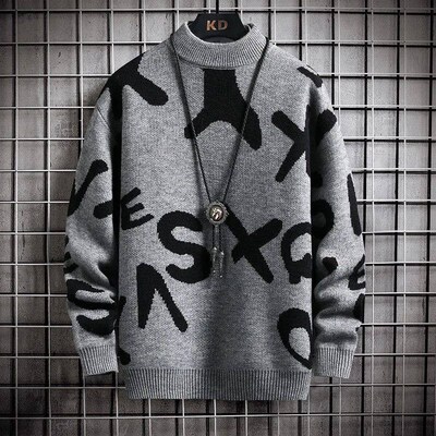 Winter Turtleneck Sweater Men Cashmere Pullover Men Fashion