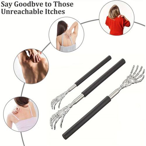 Portable Stainless Steel Telescopic Back Scratcher Extendabl