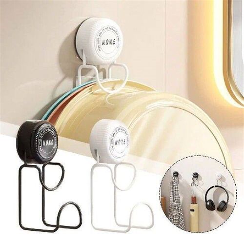 New Strong Suction Cup Hooks Stainless Steel Rotatable