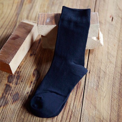 Man cotton socks  high men sock pure color business