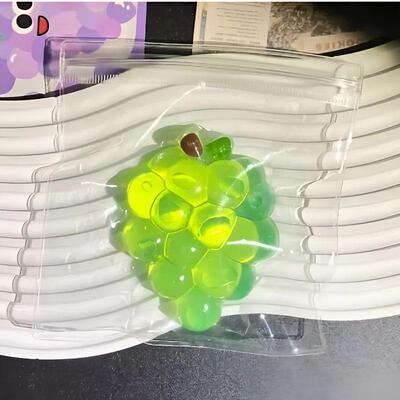 Squishy Fruit Grapes Fidget Toy Squeeze Stress Relief Hand T