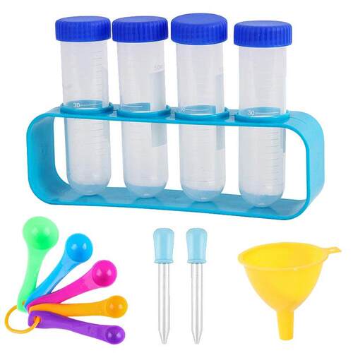 Primary Science Jumbo Test Tubes with Stand Dropper Funnel M