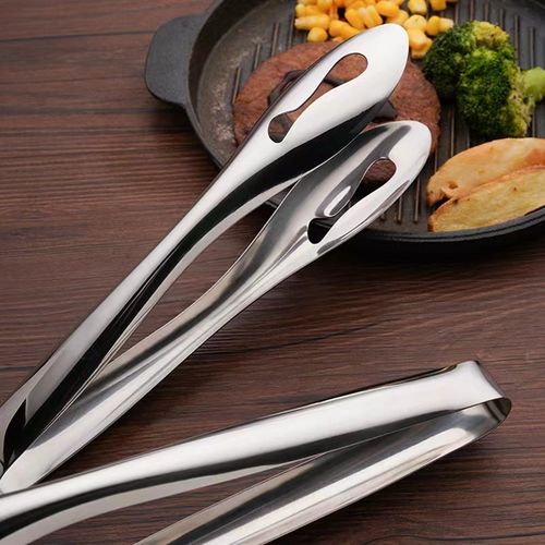30不锈钢烤肉夹子牛排专用夹油炸食品夹加长韩式商用料理烧烤夹