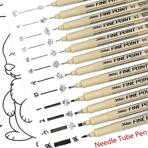 1Pcs Micron Ink Marker Pen Sketch Stationery Set Art Supplie