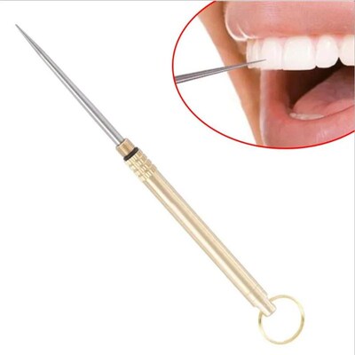 Titanium Outdoor Edc Portable Multifunctional Toothpick Bott