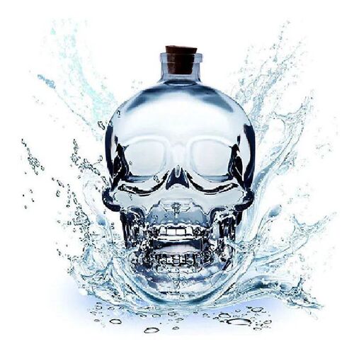 180-750ML Creativity Glass Skull Head Cup Vodka-Shot Whiskey