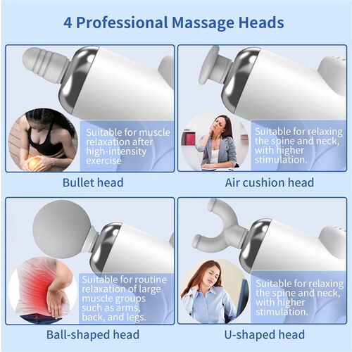 new generation portable 4-head mini wireless massage towel w