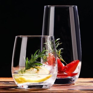 Transparent drinking glass heat-resistant water cup tea cup