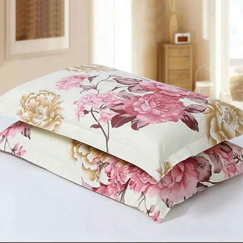 2pcs bed set bedding color plain pillow case 48X74cm枕头套
