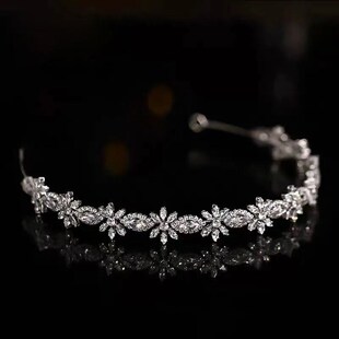 Tiaras Wedding Crystal Headbands Evening Barrettes Simple