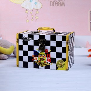 创意有钱鸭儿童存钱罐202新款男孩女孩可存可取带锁密码存钱箱子