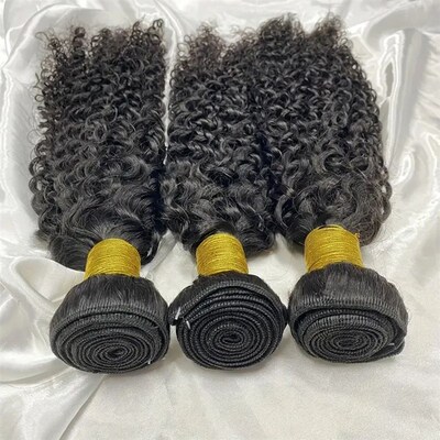 Mongolian Kinky Curly Human Hair Bundles Natural Jerry Curl