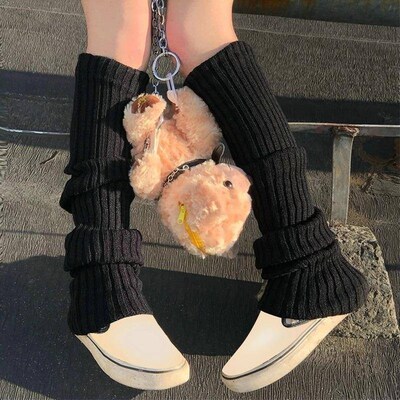 Women's White Leg Warmers Lolita Goth Hand Warmer Fashio