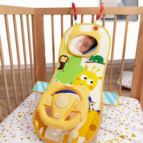 Baby Car Seat Toys Baby Toy Electric Simulate Driving Car Co