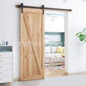 谷仓吊轨箭嘴型定推拉门OS 033门移门五金黑谷色制仓移门配件全套