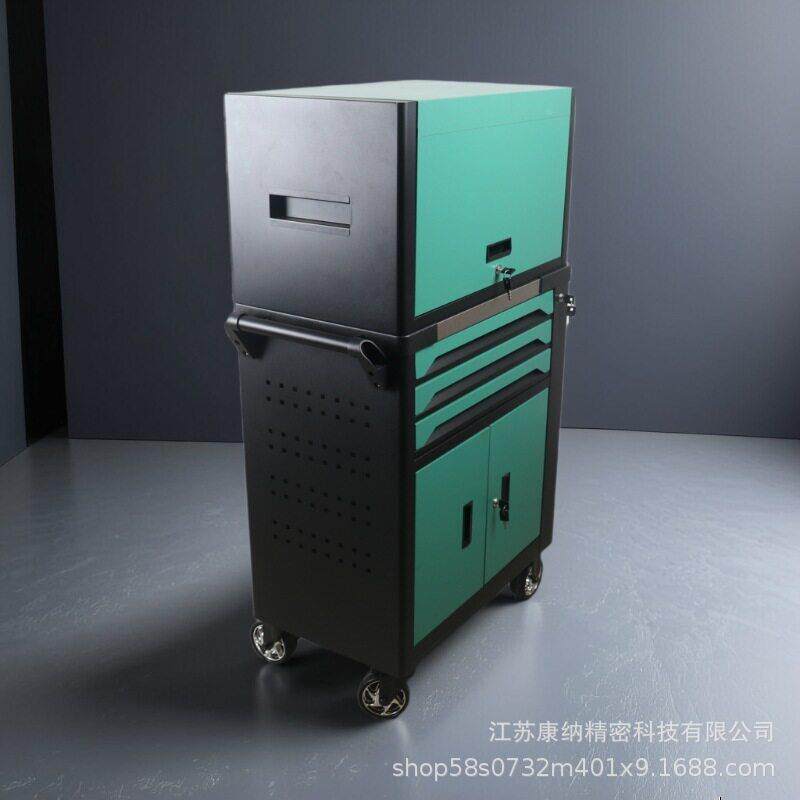 Na便oBlox坚固耐抽屉工具用车携式移动维修工具箱n草绿色金属制作