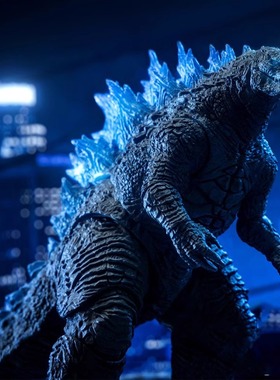 哥斯玩具拉大战金手办刚帝国恐龙崛起2电影模型怪兽雪魔shm儿童礼