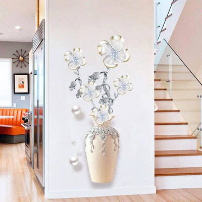 1Pc Elegant and Pure Four Lucky Grass Flowers Planting Wall,