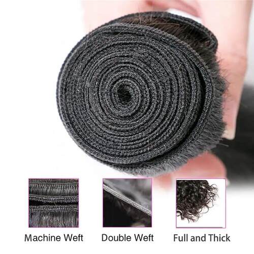 Water Wave Bundles With Closure Human Hair Wet and Wavy 4x4