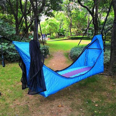 Camping Hiking Sun Protection Anti-mosquito Hammock Inflatab