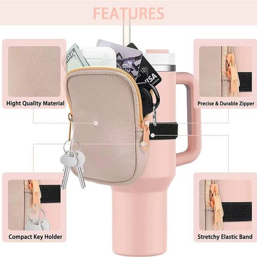 Neoprene Water Bottle Pouch For Stanley Quencher Adventure 4