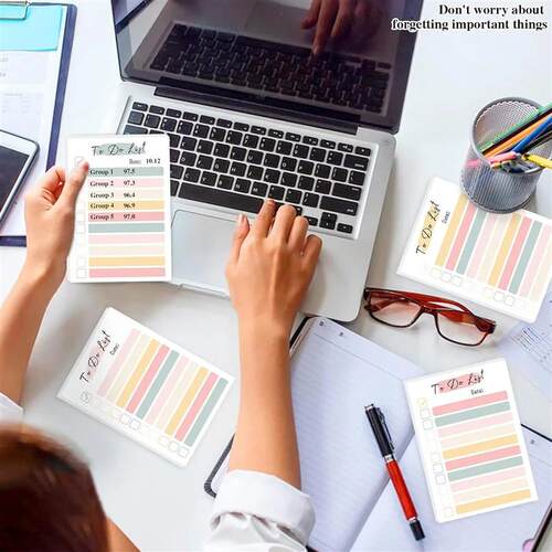 50 Sheets To Do List Notepad color To Do List Sticky Notes A