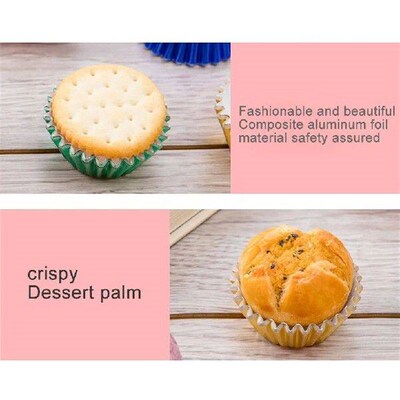 100pcs/set Decorative Cupcake Paper Liners Non-Stick Muffin