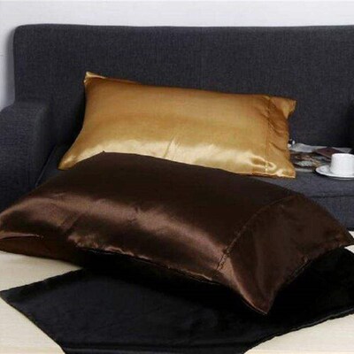 PC Pure Silk satin Pillowcase Silky Soft Pillow Case