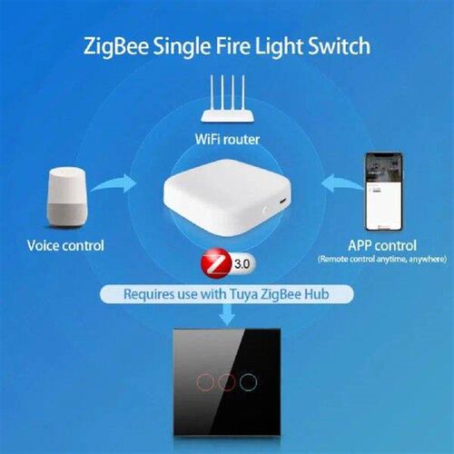 Smart Switch 1/2/3 Gang Tuya Voice Control Smart Home Works