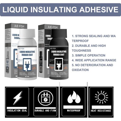 JUE-FISH Electrical Circuit Board Liquid Insulation Tape Wat