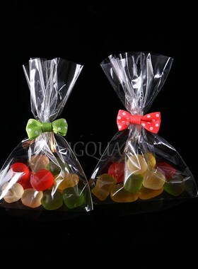 Transparent Flat Open Top Candy Bag OPP Plastic Cellophane B
