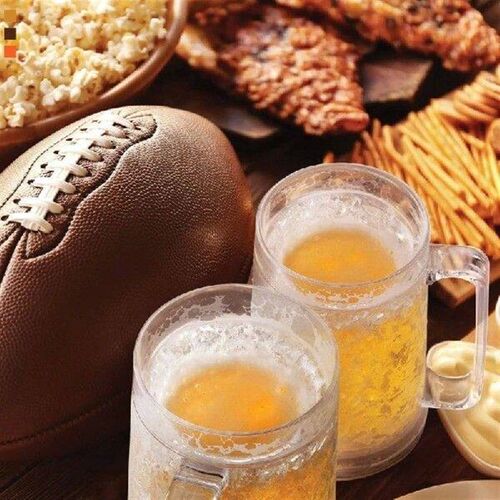 Chilling Beer Mug with Freezing Function Double Walled