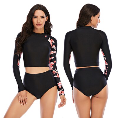 Sexy Rashguard Long sleeve Swimwear Swimsuit women bikini 20