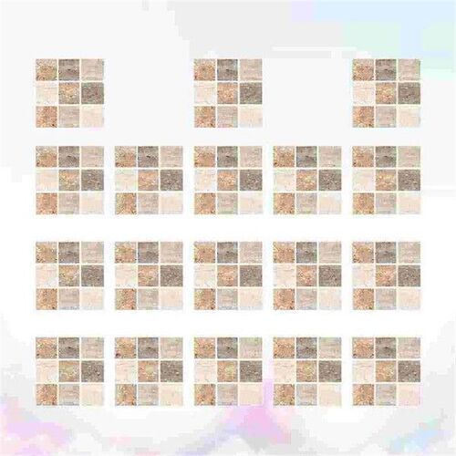 Brown Stick on Wall Tiles Self Adhesive Floor 3d Wallpaper