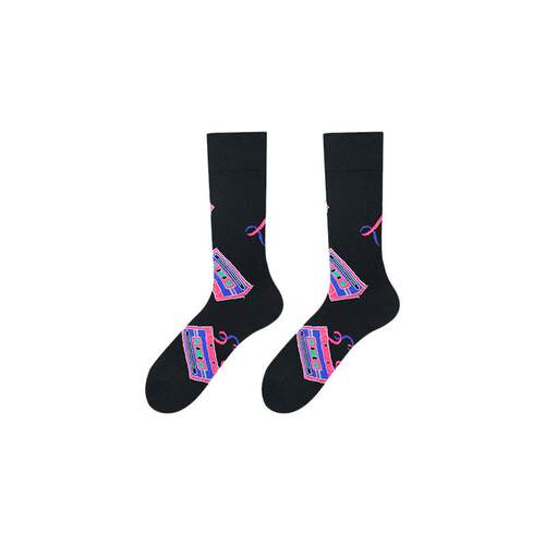 Casual Fun Colorful Mens Cotton Street Style Mid-Calf Socks