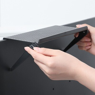 2PCS Screen Top Storage Shelf Holder Rack TV Monitor Organiz