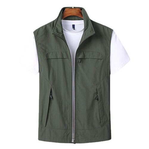 Mens at Casual Vest Solid lor Simple Slim llar Vest mforle