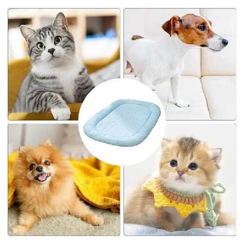Dog Cooling Pad Puppy Ice Mat Chin Support Soft AntiSlip
