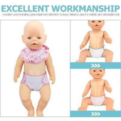 12 Pcs Toddler Toy Diapers Toys Girls Cloth for Clothes