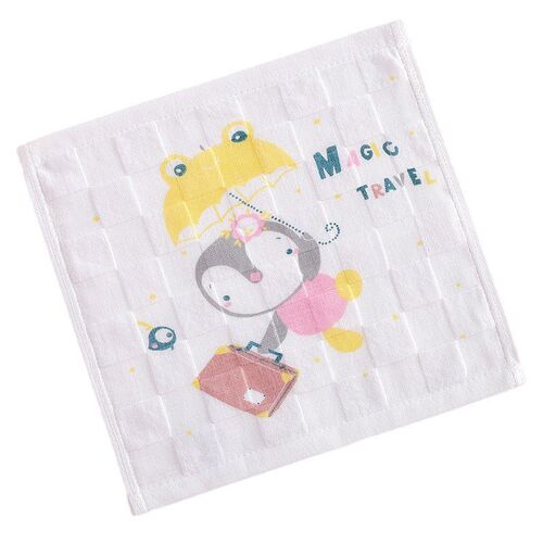 Cotton Gauze Square Handkerchief Soft Baby Bib Newborn Kids