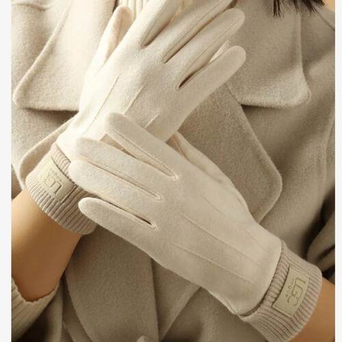 Winter Cashmere Gloves for Women Warm Touch Screen Gloves Co