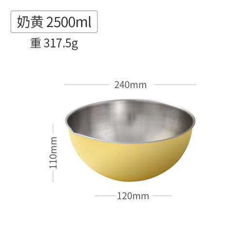 Stainless Steel Salad Bowl Kitchen Mixing Bowl Spout Scale