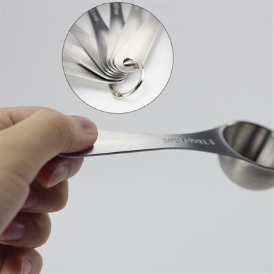 Round Stainless Steel Measuring Spoons